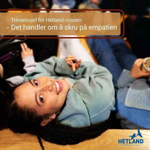 Trivselsjef for Hetlandsrussen sier at det handler om å skru på empatien - Klikk for stort bilde
